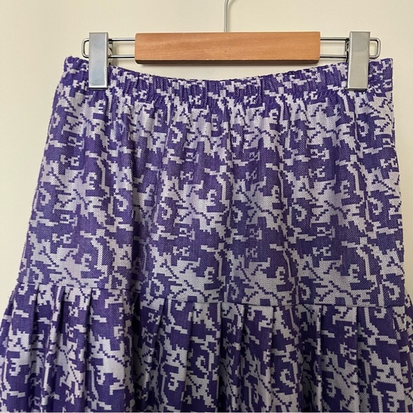 vintage '70s drop waisted midi skirt - Picture 5 of 5